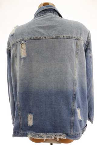 Pánská vintage džínová bunda - L