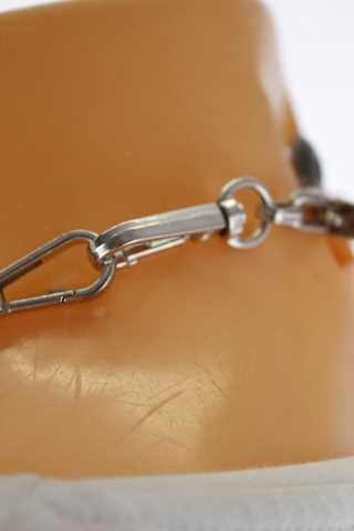 Dámský náhrdelník řetízek kovový se zámečkem 