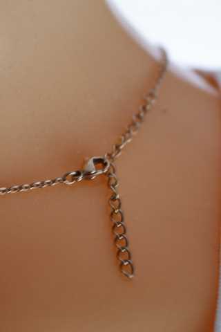 Dámský náhrdelník - krátký řetízek zlatý