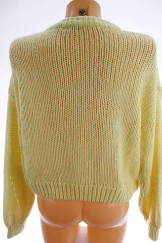 Žlutý dámský pletený svetr Divided H&M - 36