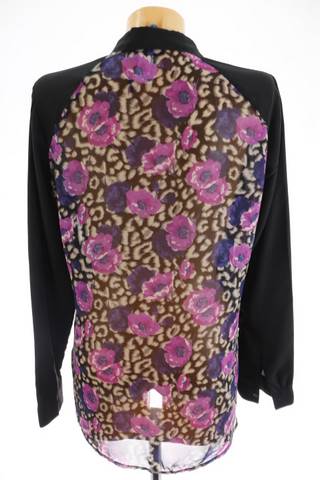 Mexx dámská halenka 40 – černá, elegantní, dlouhý rukáv