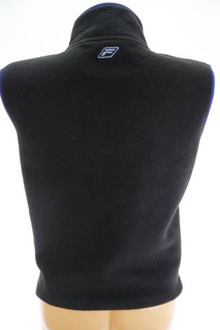 Fila sportovní vesta 40 – černá, fleece, na zip