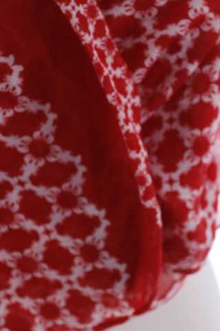Dámský červený šátek velikost 110x200cm