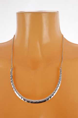 Dámský náhrdelník - stříbrný řetízek s kulatým přívěškem