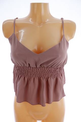 Dámský žabičkovaný crop top | velikost 40