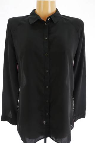 Mexx dámská halenka 40 – černá, elegantní, dlouhý rukáv