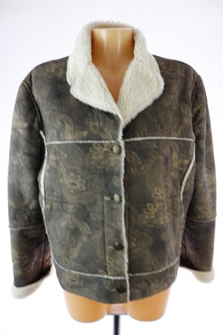 Dámská bunda s kožíškem - podzimní - Per Una - 46