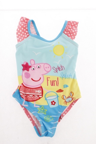 Dětské dívčí plavky jednodílné - Pepa Pig - 86 / 12-18 měsíců