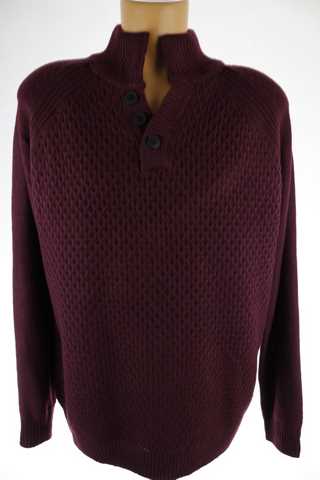 Pánský svetr s plastickým vzorečkem - George - XL