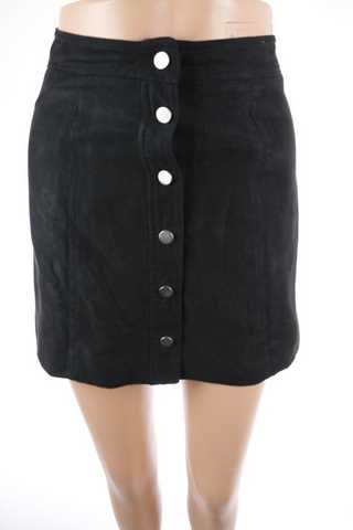Dámská sukně, propínací, semišová - H & M - 34