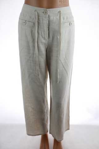 Dámské kalhoty, letní, lněné - Marks & Spencer - 40
