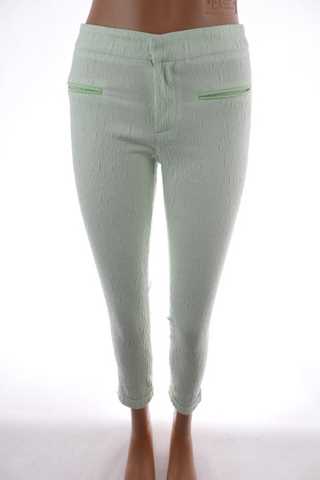 Dámské kalhoty, plastický vzoreček - Zara Basic - 34