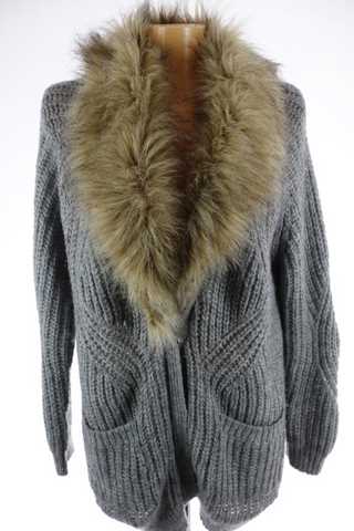 Dámský svetr, pletený s odepínacím límcem - Miss Selfridge - 44