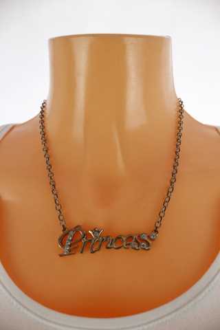 Dámský náhrdelník s nápisem "Princess" 