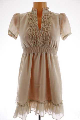 Dámské šaty s volánky a žabičkováním  H & M - 34