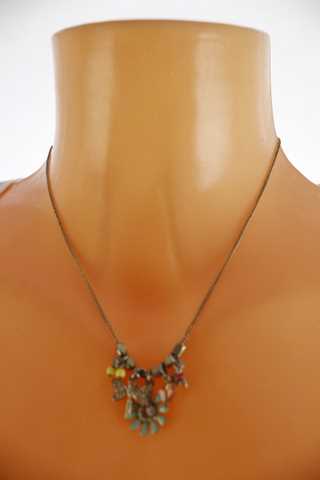 Dámský náhrdelník - řetízek s přívěšky 