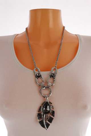 Dámský náhrdelník - řetízek kulatý s přívěškem