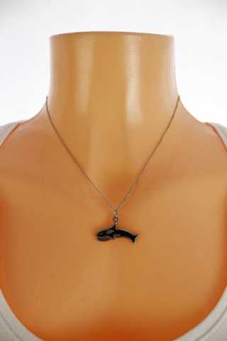 Dámský náhrdelník slabý řetízek s delfínem