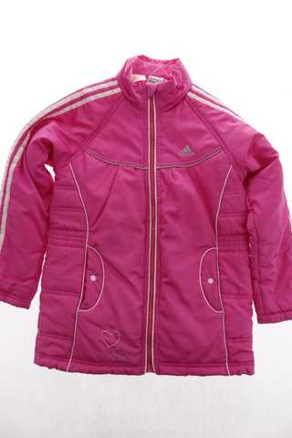 Dětská dívčí bunda zimní Adidas - 140 / 9-10 let