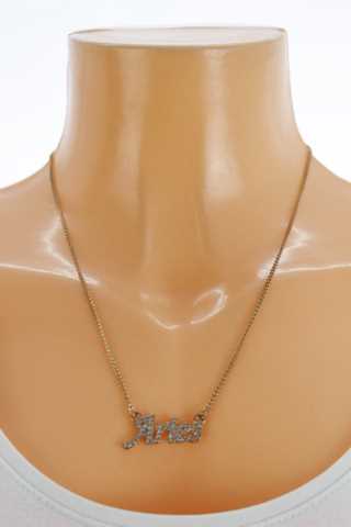 Pozlacený náhrdelník - řetízek s přívěskem