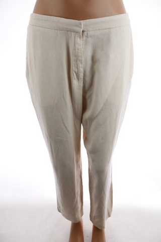 Dámské lněné kalhoty H&M - 40