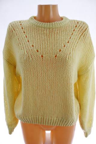 Žlutý dámský pletený svetr Divided H&M - 36