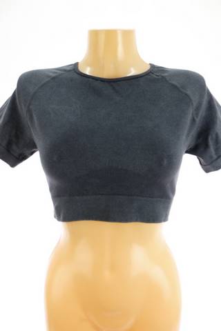 Dámské sportovní funkční elastické crop tričko | velikost 42