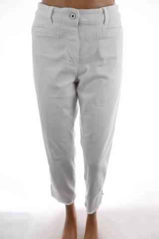 Dámské bílé elastické džínové 7/8 kalhoty Gerry Weber | velikost 40