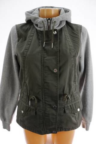 Dámská army bunda s teplákovinou Divided H&M | velikost 36