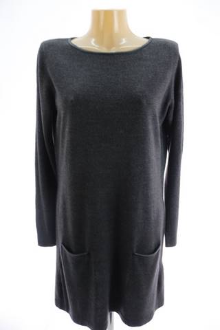 Dámské akrylové antracitové volnočasové šaty Marks&Spencer | velikost 44