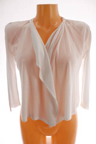 Dámské bílé zkrácené bolerko TU | velikost 40