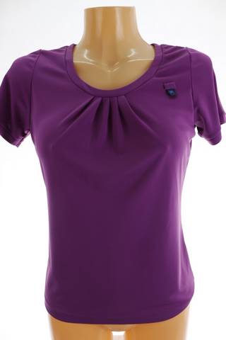 Dámské sportovní triko 36 – fialová, elegantní, krátký rukáv