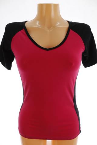 Dámské sportovní tričko 38 – červené, funkční, krátký rukáv